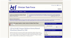 Desktop Screenshot of cliniciantaskforce.us